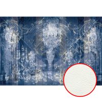 Фреска Ortograf Splendo 31770 Фактура флок FLK Флизелин (4*2,7) Синий, Вензель/Архитектура — фото 1, Фрески