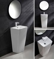 Раковина Ceruttispa Vito 44 CT7663 Белый — фото 2, Раковины напольные