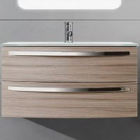 Тумба под раковину Cezares Comfort 100 подвесная Larice арт-54480 — фото 1, Тумбы под раковину