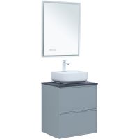 Тумба под раковину Aquanet Арт 60 313274 подвесная Мисти грин — фото 17, Тумбы под раковину