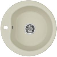 Кухонная мойка Aquaton Мида 51 1A712732MD240 Жемчуг — фото 1, Кухонные мойки