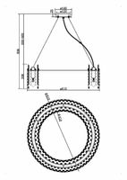 Товар: Подвесной светильник Maytoni Modern Rocio MOD036PL-12N Никель - фото 3 Подвесной светильник Maytoni Modern Rocio MOD036PL-12N Никель — фото 3, Подвесные светильники