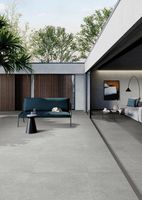 Керамогранит Vitra Flake Cement Серый Матовый R10A Ректификат K947893R0001VTER 60х120 см — фото 3, Керамогранит