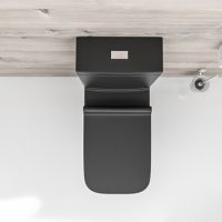 Товар: Унитаз компакт beWash Kraft BKBWR105635 Черный матовый с бачком и сиденьем Микролифт - фото 4 Унитаз компакт beWash Kraft BKBWR105635 Черный матовый с бачком и сиденьем Микролифт — фото 4, Унитазы