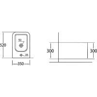 Биде Boheme Mane 970-BDT-B подвесное Черное матовое — фото 2, Биде