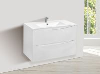 Тумба под раковину Vincea Mia 75 VMC-2MC750GW подвесная G.White — фото 4, Тумбы под раковину