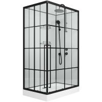 Товар: Душевая кабина Niagara Standart 100x80 R ST100/80/15QR/KL/BKT без гидромассажа - фото 1 Душевая кабина Niagara Standart 100x80 R ST100/80/15QR/KL/BKT без гидромассажа — фото 1, Душевые кабины