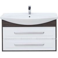 Товар: Тумба под раковину Aquanet Остин 105 201731 подвесная Белый глянец Дуб кантербери - фото 2 Тумба под раковину Aquanet Остин 105 201731 подвесная Белый глянец Дуб кантербери — фото 2, Тумбы под раковину