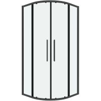 Душевой уголок Grossman Cosmo 100х100 301.K33.02.1010.42.00 профиль Графит сатин стекло прозрачное — фото 9, Душевые уголки четверть круга