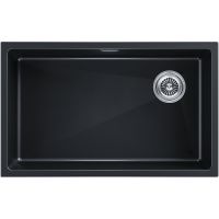 Кухонная мойка Paulmark Lumi 74 UNI-Skew LU74SK-BLM Черный маталлик — фото 1, Кухонные мойки
