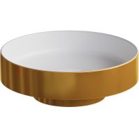 Раковина-чаша Boheme Corian 40 801-G Золото матовое — фото 1, Раковины