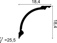 Карниз Orac Decor C338B 2000x184x184 мм — фото 4, Карнизы