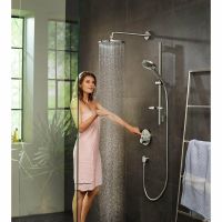 Смеситель для душа Hansgrohe ShowerSelect S 15743000 с термостатом Хром — фото 10, Смеситель для душа