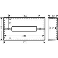 Диспенсер для салфеток Hansgrohe AddStoris 41774140 Шлифованная бронза — фото 3, Диспенсеры для салфеток