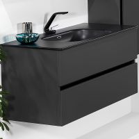 Тумба под раковину Boheme Armadi Art Vallessi 120 837-120-A mat подвесная Антрацит матовый — фото 1, Мебель для ванной