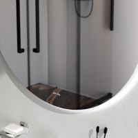 Товар: Зеркало AM.PM X-Joy 80 M85MOX40801S с подсветкой с ИК-сенсорным выключателем - фото 5 Зеркало AM.PM X-Joy 80 M85MOX40801S с подсветкой с ИК-сенсорным выключателем — фото 5, Мебель для ванной