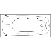 Товар: Акриловая ванна Whitecross Layla Slim 170x75 0122.170075.100.SMARTNANO.CR с гидромассажем - фото 8 Акриловая ванна Whitecross Layla Slim 170x75 0122.170075.100.SMARTNANO.CR с гидромассажем — фото 8, Ванны