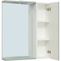 Зеркало со шкафом Runo Римини 65 00-00001277 с подсветкой Мята — фото 2, Зеркальные шкафы в ванную