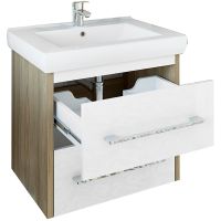 Товар: Тумба под раковину Sanflor Ларго 80.2 С0002123 подвесная Белая Швейцарский вяз - фото 2 Тумба под раковину Sanflor Ларго 80.2 С0002123 подвесная Белая Швейцарский вяз — фото 2, Тумбы под раковину