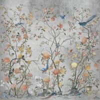 Товар: Фреска Ortograf Silver&Gold 32833 Фактура флок FLK Флизелин (2,7*2,7) Серебряный/Разноцветный, Деревья/Цветы/Птицы - фото 2 Фреска Ortograf Silver&Gold 32833 Фактура флок FLK Флизелин (2,7*2,7) Серебряный/Разноцветный, Деревья/Цветы/Птицы — фото 2, Фрески