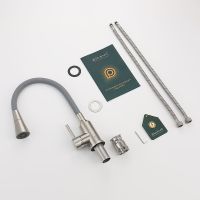 Смеситель для кухни Splenka S201.4307.05 Сатин Серый — фото 12, Смесители для кухни