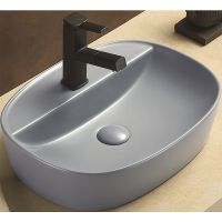 Раковина-чаша CeramaLux 50 78239XMHL-4 Голубая — фото 1, Раковины накладные