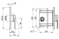 Товар: Смеситель для душа Villeroy&Boch Architectura TVS10335200061 Хром - фото 2 Смеситель для душа Villeroy&Boch Architectura TVS10335200061 Хром — фото 2, Смеситель для душа