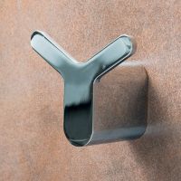 Двойной крючок Bemeta Organic 157106211 Хром — фото 2, Крючки для полотенец