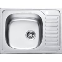 Кухонная мойка Kaiser KSS-6550L Хром — фото 1, Кухонные мойки