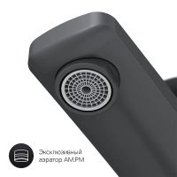 Смеситель для раковины AM.PM Gem Черный матовый арт-F90A92022 — фото 13, Смесители для раковины