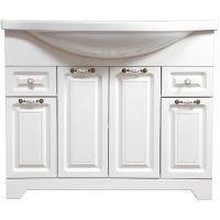 Тумба под раковину Stella Polar Кармела 100 SP-00000176 Ольха белая — фото 2, Мебель для ванной