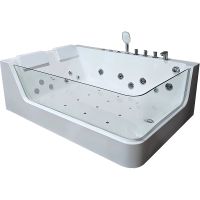 Акриловая ванна Ceruttispa 170x120 L C-495L 9949 с гидромассажем — фото 1, Акриловые ванны