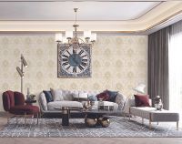 Обои Bernardo Bartalucci Carnazza 5058-3 Винил на флизелине (1,06*10) Бежевый, Дамаск — фото 3, Обои для стен