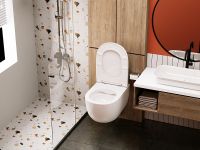 Унитаз Abber Bequem AC1104 подвесной с сиденьем Микролифт — фото 8, Подвесные унитазы