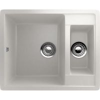 Кухонная мойка Ulgran Classic U-106-341 Ультра-белая — фото 1, Кухонные мойки