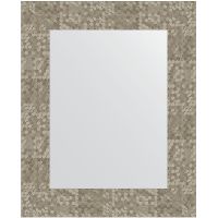 Зеркало Evoform Definite 53х43 BY 3020 в багетной раме - Соты титан 70 мм — фото 1, Мебель для ванной