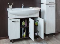 Тумба под раковину Sanflor Толедо 85 Н0000001279 Северное дерево светлое — фото 3, Тумбы под раковину