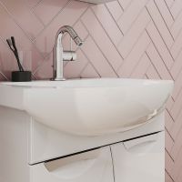 Тумба под раковину Volna Adel 70.2D tnADEL70.2D-01 Белая — фото 5, Тумбы под раковину