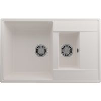 Кухонная мойка Ulgran Quartz Prima 780 1,5 K-01 Жасмин — фото 1, Кухонные мойки