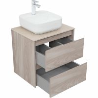 Тумба под раковину Aquanet Nova Lite 60 287884 подвесная Орех светлый — фото 16, Тумбы под раковину