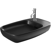 Раковина Allen Brau Liberty 2 70 4.32012.31 Черная матовая — фото 1, Раковины накладные