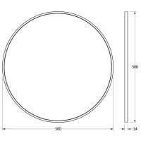Товар: Зеркало Evoform Impressive d50 BY 7542 в раме - Черный цвет - фото 3 Зеркало Evoform Impressive d50 BY 7542 в раме - Черный цвет — фото 3, Мебель для ванной