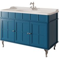 Тумба под раковину Caprigo Borgo 120 33425-B136 Синяя матовая — фото 1, Мебель для ванной