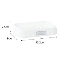 Мыльница Fixsen White Wood FX-402-4 Белый — фото 3, Мыльницы