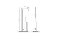 Товар: Напольная стойка Excellent Riko DOEX.1650BL Черный - фото 5 Напольная стойка Excellent Riko DOEX.1650BL Черный — фото 5, Стойки - набор держателей