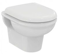 Унитаз Ideal Standard Exacto Rimless R002601 подвесной с сиденьем Микролифт — фото 1, Подвесные унитазы