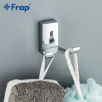 Двойной крючок Frap F18 F1805-2 Хром — фото 4, Крючки для полотенец