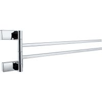 Полотенцедержатель Haiba HB8812 поворотный Хром — фото 1, Полотенцедержатели