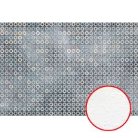 Фреска Ortograf Forma 32636 Фактура бархат FX Флизелин (4*2,7) Серый/Голубой, Круги/Абстракция — фото 1, Фрески