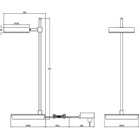 Настольная лампа Maytoni Modern Fad MOD070TL-L8W3K Белая — фото 4, Настольные лампы